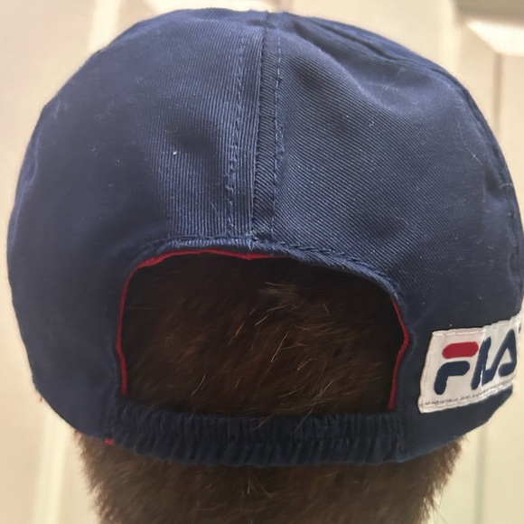Vintage FILA Spell Out Adjustable Hat Cap - Picture 4 of 7